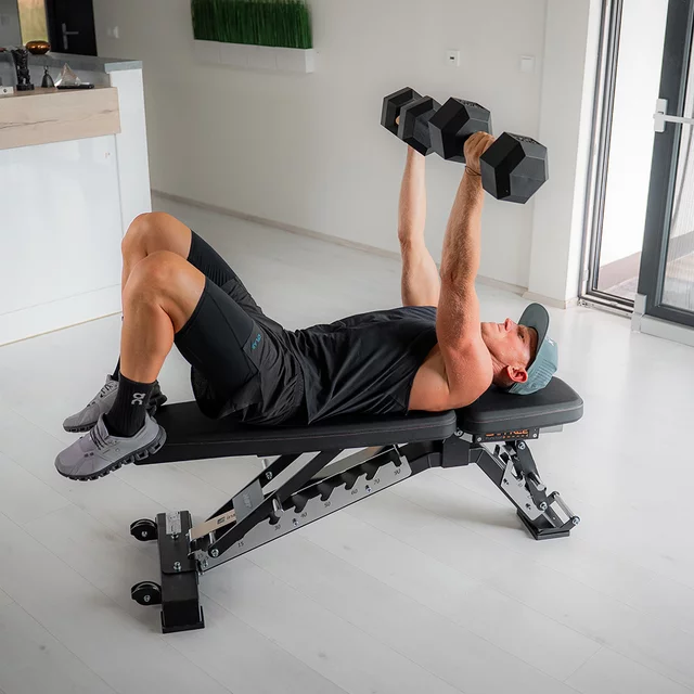 Nastaviteľná lavica inSPORTline X-NT FB40 • GapFree systém