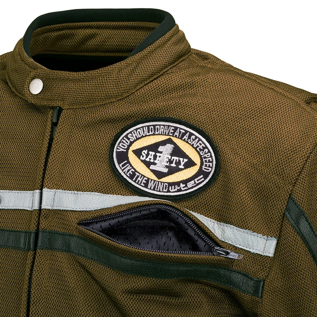 Moto bunda W-TEC Bellvitage Khaki Chameleon - khaki chameleon