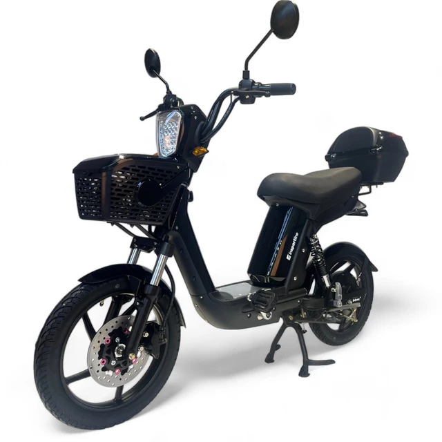 Elektroskúter inSPORTline E-Greta 12Ah 18" - modrá - čierna