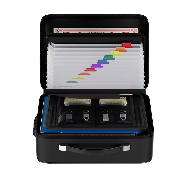 Ochranný škrupinový kufrík s organizérom inSPORTline Dorcuba 37x27,5x13,5 cm