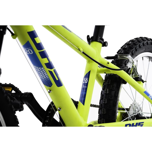 Detský bicykel DHS Teranna 2023 20" 7.0 - Green