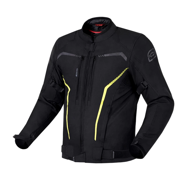 Moto bunda Ozone Delta IV - čierna-fluo - čierna-fluo