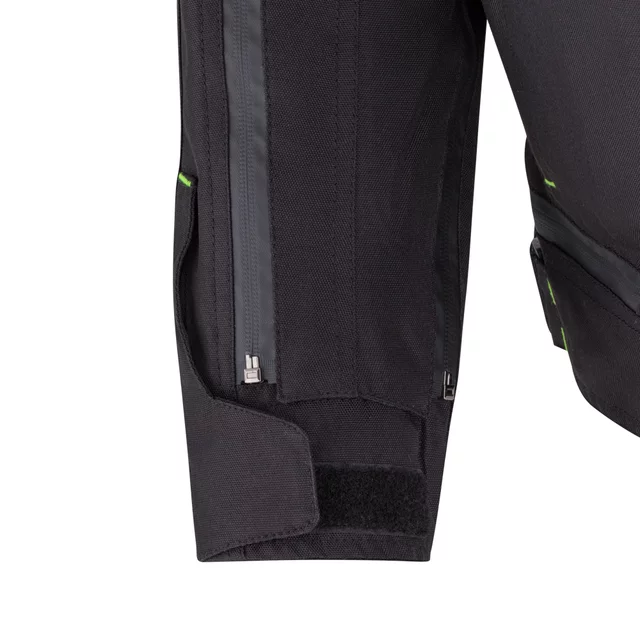 Pánska moto bunda W-TEC Progair - čierna-fluo
