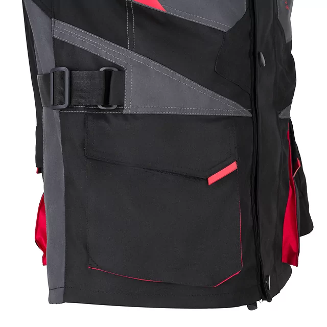 Pánska moto bunda W-TEC Burdys Evo - čierno-šedá