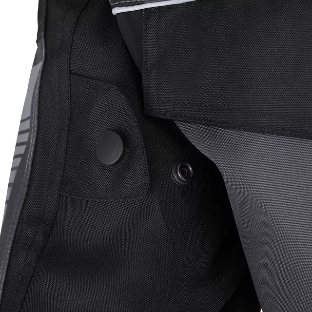 Pánska moto bunda W-TEC Burdys Evo - čierno-šedá