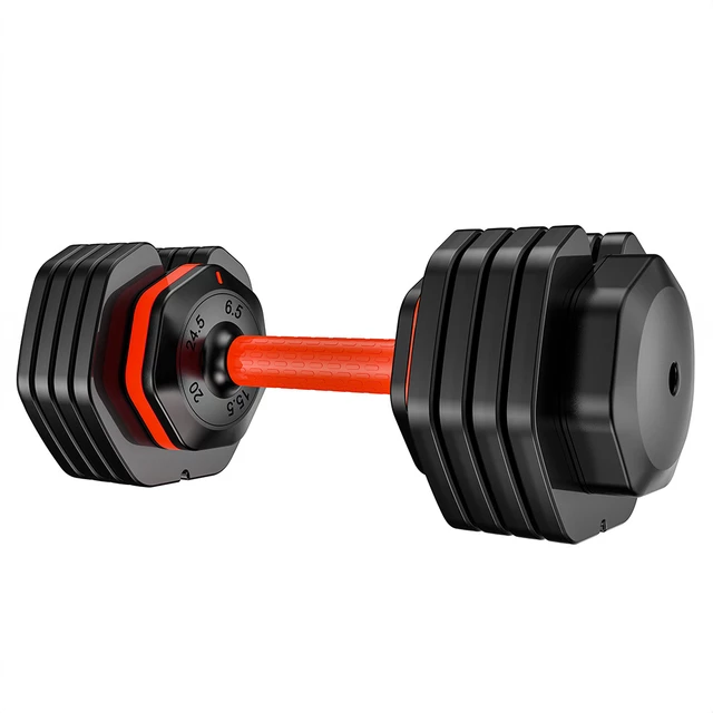 Nastaviteľná jednoručná činka inSPORTline DuraBell® 6,5-24,5 kg