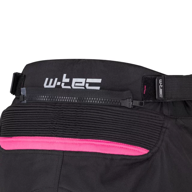 Dámske moto nohavice W-TEC Durmanes Lady - čierno-ružová