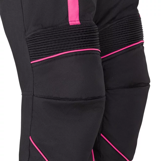 Dámske moto nohavice W-TEC Durmanes Lady - čierno-ružová