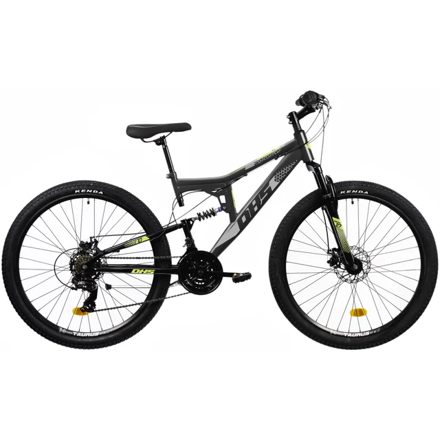 Horský bicykel DHS 2743 27,5" 7.0 - Red - Grey