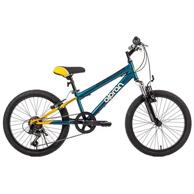 Detský bicykel Olpran Agilis ALU 20" - model 2026 - tmavo zelená/oranžová - tmavo zelená/oranžová