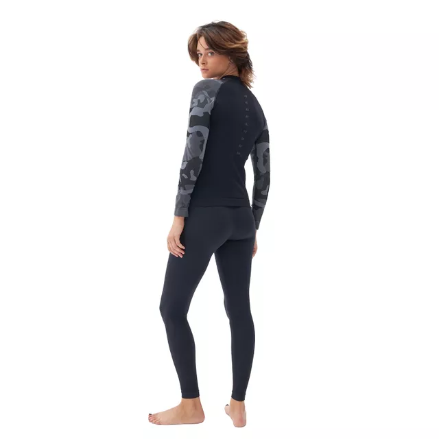 Dámske moto termo nohavice Rebelhorn Freeze II Lady Pants - čierna