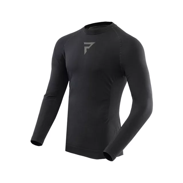 Moto thermo tričko Rebelhorn Freeze II Jersey - čierna - čierna