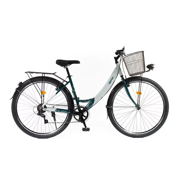 Mestský bicykel Olpran Urtica 28" - model 2026 - petrolejová - mätová/petrolejová