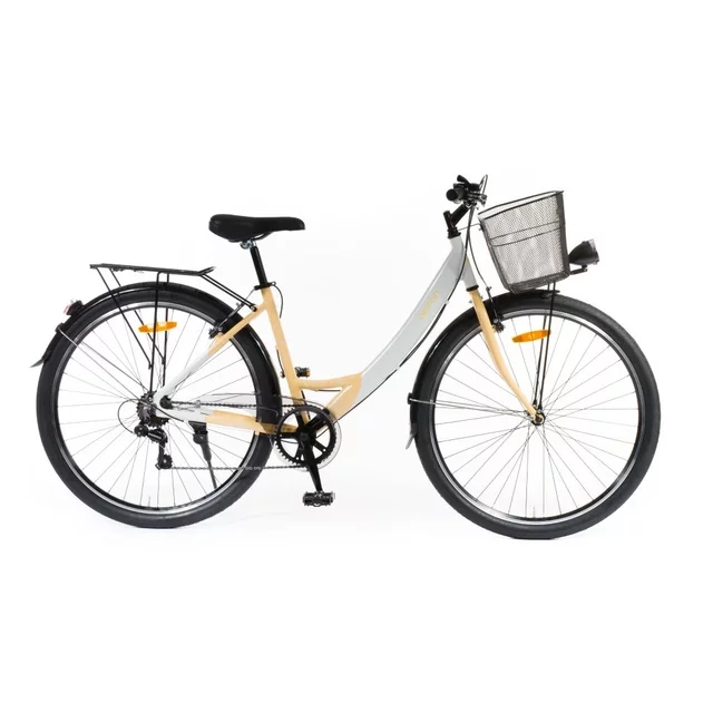 Mestský bicykel Olpran Urtica 28" - model 2026 - petrolejová - biela/piesková