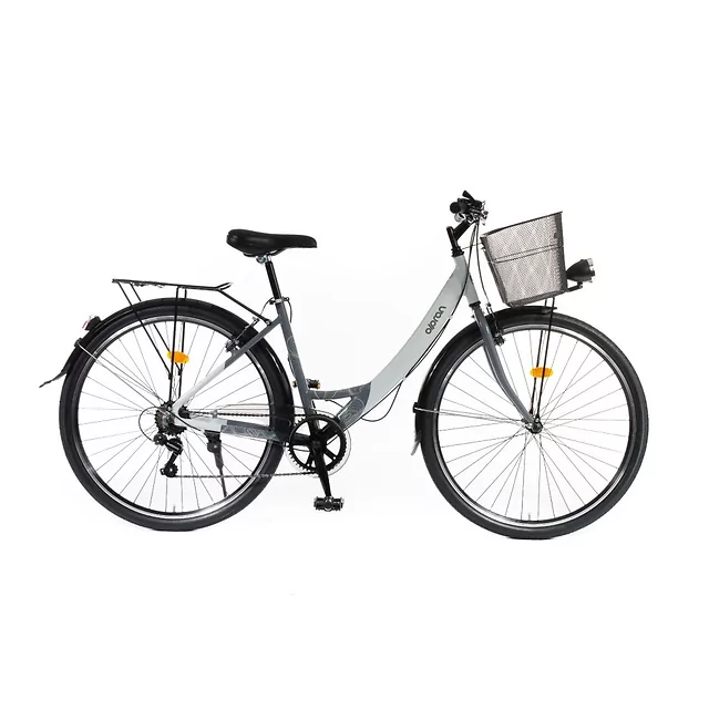 Mestský bicykel Olpran Urtica 28" - model 2026 - petrolejová - šedá