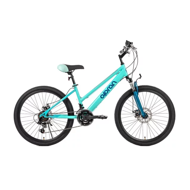 Juniorský bicykel Olpran Talpa ALU 24" - model 2026 - tmavo červená/ružová - zelená