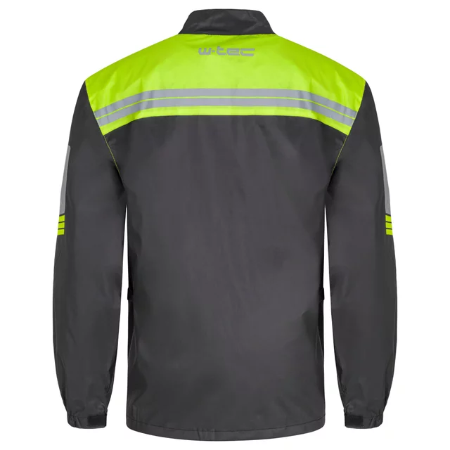 Moto pláštenka W-TEC Igava - čierna-fluo zelená