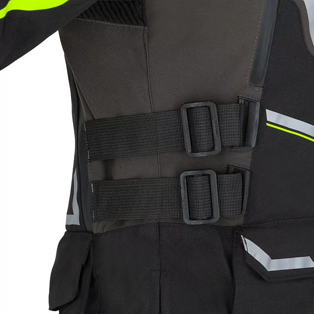 Moto bunda W-TEC Daimick - čierno-šedá