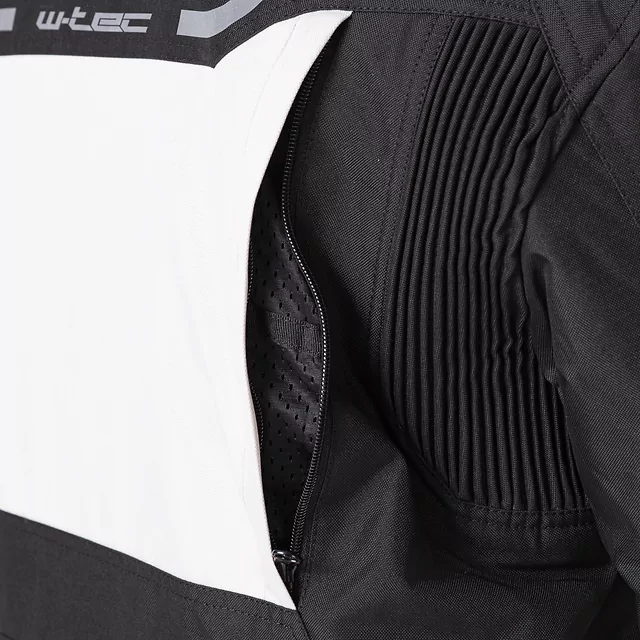 Moto bunda W-TEC Warao - čierna-fluo