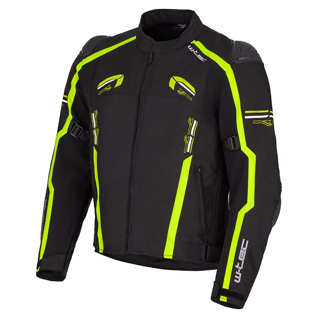 Moto bunda W-TEC Tonkawo - čierna-fluo