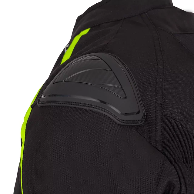 Moto bunda W-TEC Tonkawo - čierna-fluo