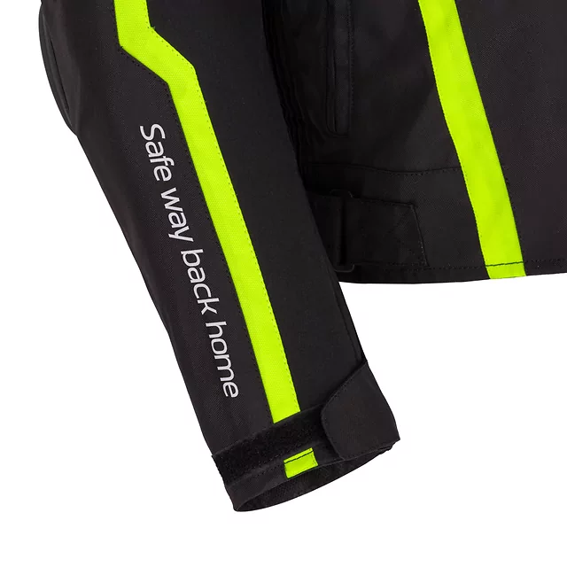Moto bunda W-TEC Tonkawo - čierna-fluo