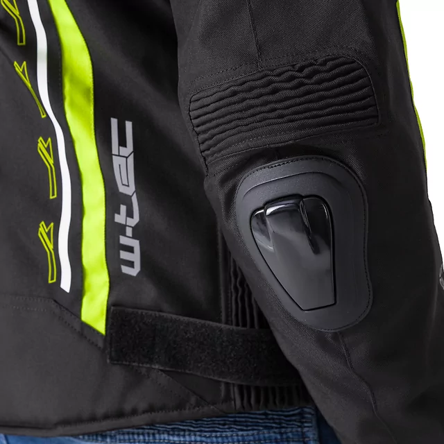 Moto bunda W-TEC Tonkawo - čierna-fluo