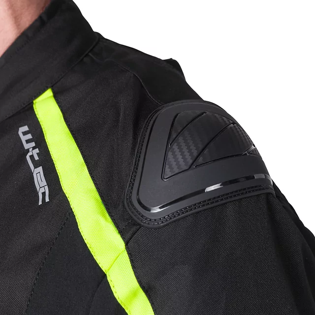 Moto bunda W-TEC Tonkawo - čierna-fluo