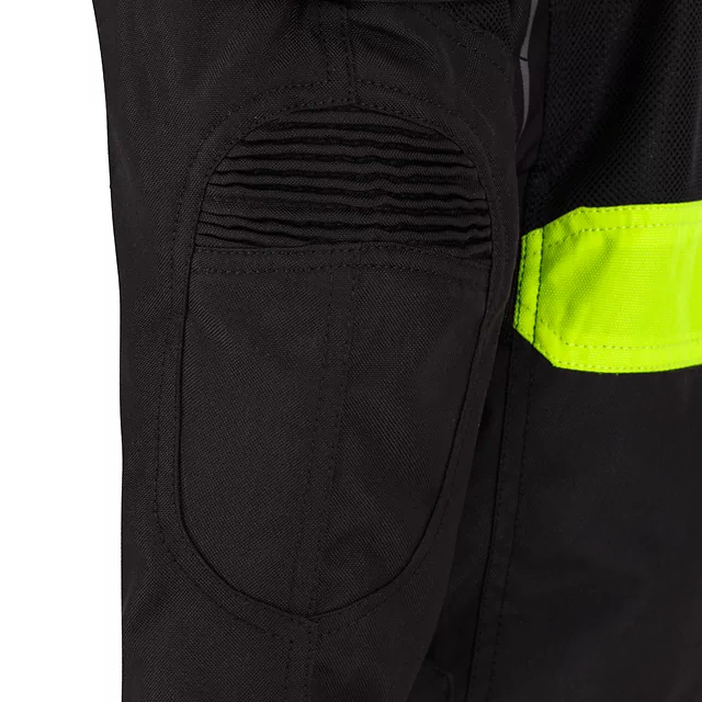 Detská rastúca moto bunda W-TEC Pinapoco - čierna-fluo