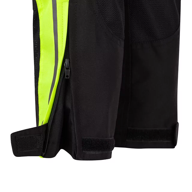 Detské rastúce moto nohavice W-TEC Pinapoco - čierna-fluo