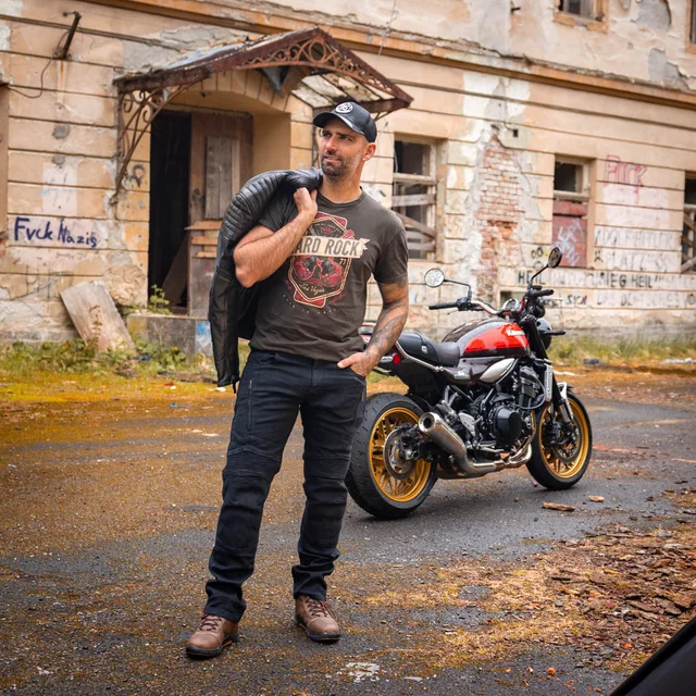 Moto topánky W-TEC Colton - hnedá