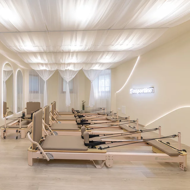 Pilates reformer inSPORTline Comfolder EVO - antracit