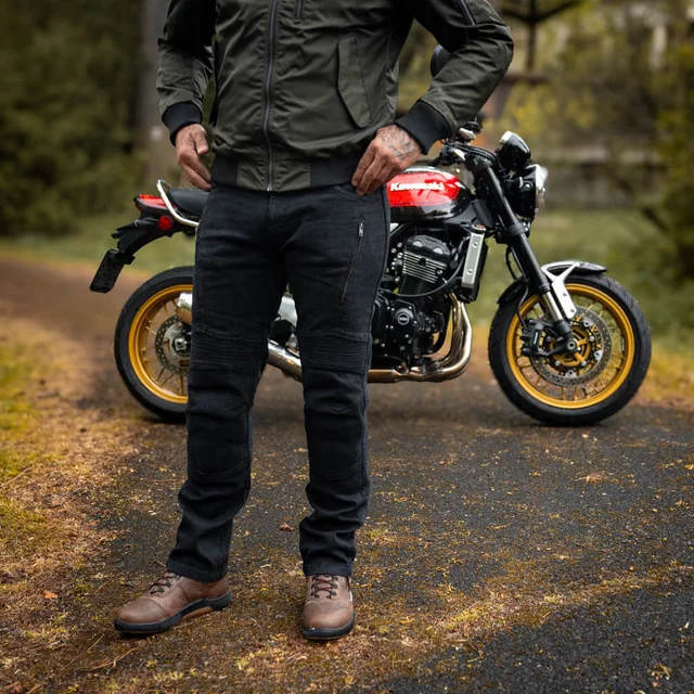 Pánske moto jeansy W-TEC Arikaro - modrá
