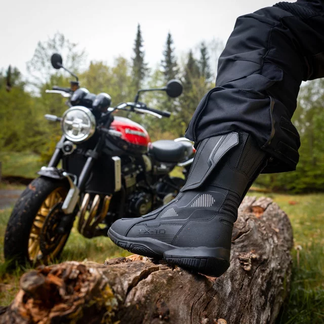 Moto topánky W-TEC Tixten - čierna