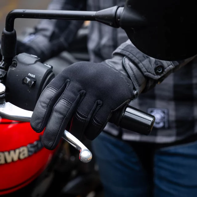 Moto rukavice W-TEC Struge - čierna