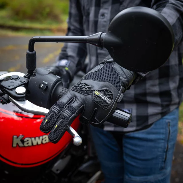 Moto rukavice W-TEC Kosor - červená