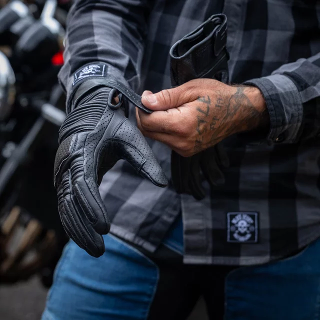 Moto rukavice W-TEC Gabello - čierna