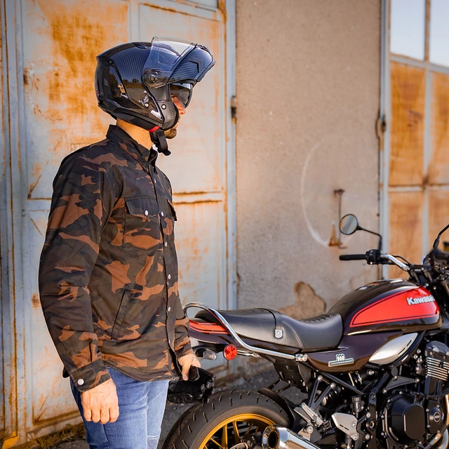 Moto košeľa BOS Lumberjack - Orange