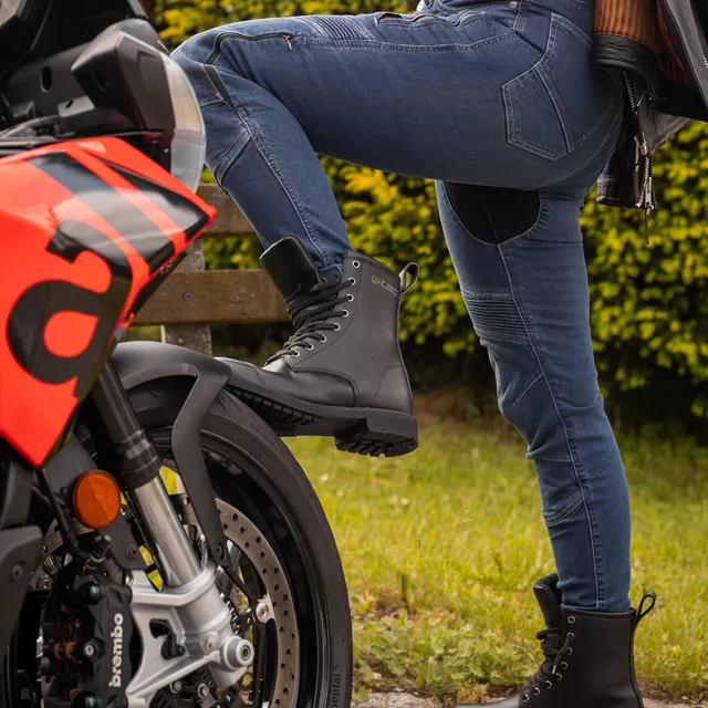 Moto topánky W-TEC Benga - čierna