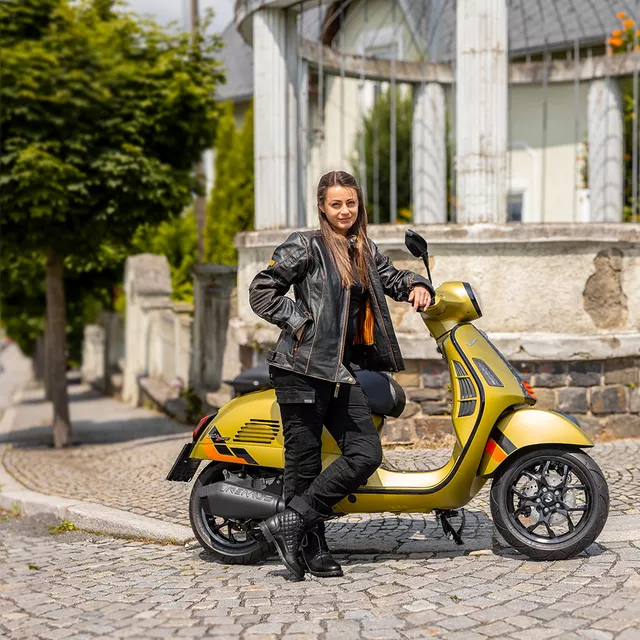 Dámske moto topánky W-TEC Leocia Black