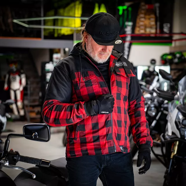 Softshellová moto bunda W-TEC Black Heart Rozzer