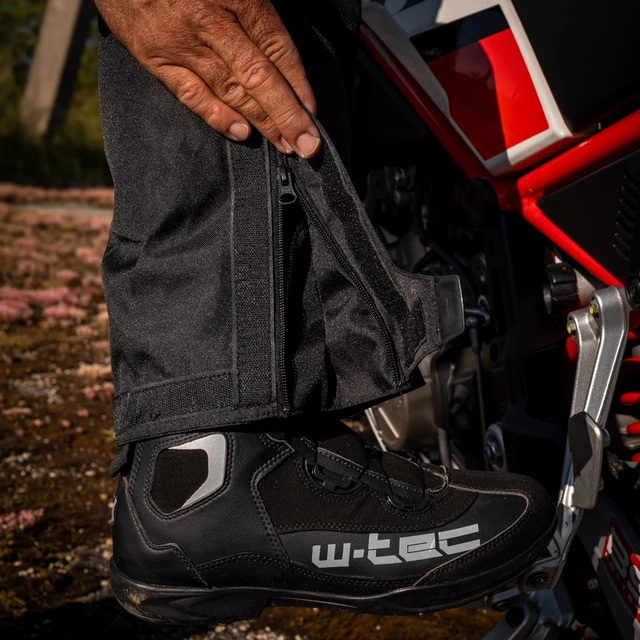 Pánske letné moto nohavice W-TEC Toranio - čierno-žltá