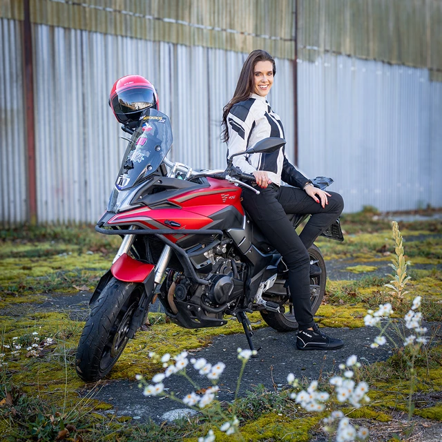 Dámske moto legíny W-TEC Nombutta s aramidom - 2.akosť - čierna