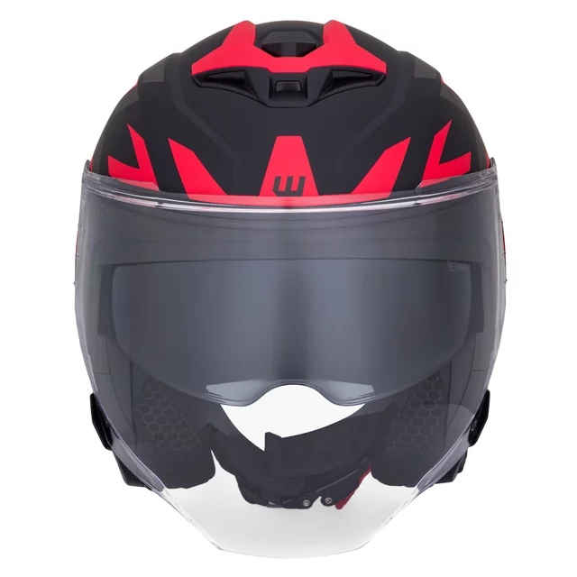 Moto prilba W-TEC Voltik Graphic - Yellow