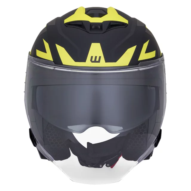 Moto prilba W-TEC Voltik Graphic - Yellow