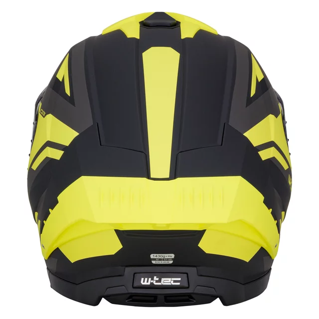 Moto prilba W-TEC Voltik Graphic - Yellow