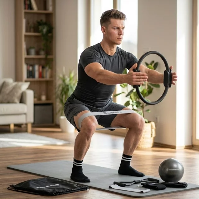 Súprava na pilates inSPORTline Sinuata - béžová