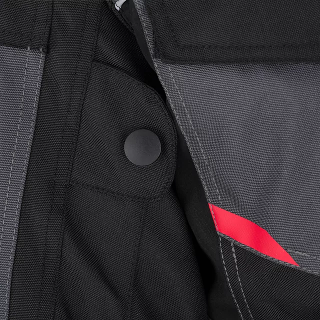 Dámska moto bunda W-TEC Radana - čierno-šedo-červená