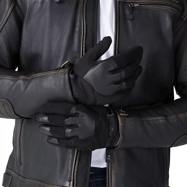 Moto rukavice W-TEC Trebizat - čierna