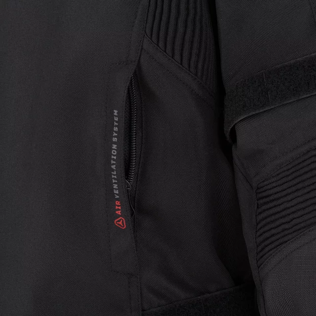 Pánska moto bunda W-TEC Xeniaq - čierno-šedá